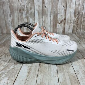 Altra Women's White Running Shoes with Blush and Mint Accents